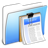 Aqua Smooth Folder Documents Icon